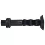 Tubo Ligação Vaso Sanitário Ajustável Preto 290419 Blukit