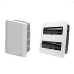 Quadro Plástico de Embutir para 16 Disjuntores DIN Ilumi 620684