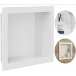 Nicho de Banheiro Plástico para Embutir 30x40 Branco