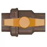 Registro Esfera Plástico Cola 40mm 27958060 Tigre