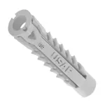 Bucha Plástica U-TBI Branca 10mm com 50 Unidades