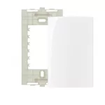 Placa 4x2 Cega Branco Linha Sleek Margirius