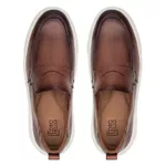 Mocassim Casual Theo em Couro Havana