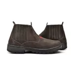BOTINA LINHA PROFISSIONAL COURO LEGÍTIMO NOBUCK NEW STOP BOOTS