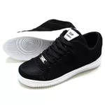 Tênis Casual Conforto Top Fitness Cano Baixo Preto/Branco