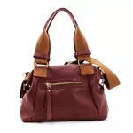 Bolsas Femininas De Couro Legitimo Lirom Macio Alta Qualidade Marsala