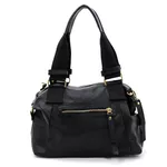 Bolsas Femininas De Couro Legitimo Lirom Macio Alta Qualidade Preta