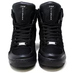 Tenis Botinha Sneakers Cano Alto Top Fitness Preto