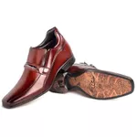 Sapato Rafarillo Vegas Alth Aumenta Altura 7cm 3270 Couro Marrom