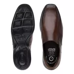 Sapato Masculino Jota Pe 3d Aumenta Altura 6,5cm Couro Nobre Café