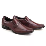 Sapato Masculino Social Rafarillo Em Couro 34054-102 Mogno Mogno