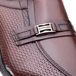 Sapato Masculino Social Rafarillo Em Couro 34054-102 Mogno Mogno