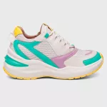 TENIS SNEAKER NINA Branco/Turqueza/Lilás