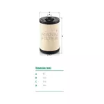 Filtro Combustível Diesel Mann Filter 3/4 L