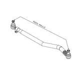 Barra Direção Curta Scania P / R / G / T 114 / 124 / 164 / 400 / 420 / 440 / 480 / 500 / 560 / 620 (1059mm)