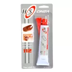 Caixa 24-Colas Silicone Alta Temperatura Cinza 50g 