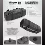 Tanque Combustível 590 Litros Plástico Mercedes Benz Axor Atron Caminhão Bepo M283