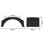 Paralama Universal Carretas Bi-Trem Randon Bepo S298P