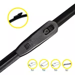Palheta Limpador Parabrisa Slim 24 New Civic Jetta A3 Amarok Novo Palio Uno Dyna S460