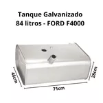 Tanque F4000 74/90 Ford Diesel 84 Litros Galvanizado Lata Original Bepo D604 Combustível