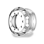 Roda Aluminio Caminhao Carreta 10 Furos Aro 8.25x22.5 Roadline Alto Brilho