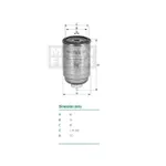 Filtro Separador De Água MB OM366 355 449 447 314 Mann WK940/24