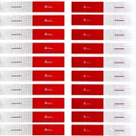 Kit 100 Faixas Refletiva 50 x 305mm Avery Dennison
