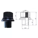 Porca de Roda Tras. 22mm CH33 Osccilante Centralizadora H22/52 2902255