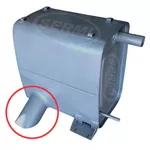 Silencioso Mercedes Benz Axor 2035 2644 3044 3344 Euro 3 (4.1/2') Saída Lateral Bepo M091T