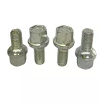 Jogo 4 Parafuso Roda Ferro Gol Voyage Parati Saveiro Passat Santana Original Zincado 20mm