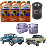Kit Troca de Óleo Lubrax D10 D20 D40 Motor Perkins Q20B GM 4236 Chevrolet com Filtro