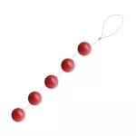 *Colar Tailandês com 5 Bolas Cores Variadas Acaso 30g (2040-00442) - Padrão