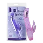 Vibrador Com Vibro Na Ponta Dual Stimulator SI (5111) - Rosa