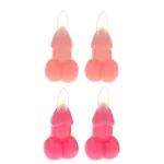 Vela Formato de Pênis Sex Candle Com 4un SI (5716) - Padrão