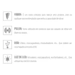 Massageador Recarregável Luna SI (5987). - Roxo