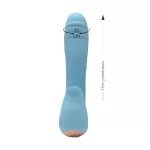 Vibrador De Ponto G e Clitóris Recarregável SI (7214) - Azul