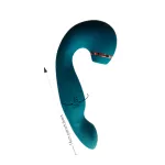 Vibrador Ponto G e Clitóris Air Pulse SI (7940) - Verde