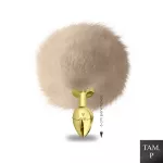 Plug Metálico PomPom Claro Hard (HA115-ST605) - Dourado