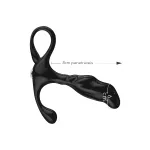 Massageador de Próstata em Metal (HA125) - Preto