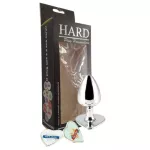 Plug Metálico Personalité Coração Com Duas Pedras - (HA189) - Cromado
