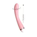 Vibrador Ponto G Recarregável Lilo (PG108). - Rosa Bebê