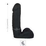 Prótese 15x12cm Com Escroto John Upper (UP83-UP614-3-ST778) - Preto