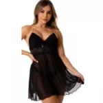 Camisola Paris Íntima Delas (ID1077) - Preto