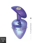 Plug Metálico M Anatômicoa (HA140). - Lilás