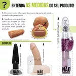 *Prótese 16x12cm Curvada Sem Base Ponto G Mon Plaisir(SSP00 1DZ) - Preto