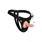 Cinta Com Prótese 12x13cm e Vibro (ST838-SSCT025V) - Bege