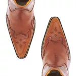 Botina Feminina Couro Mustang Havana Com Detalhes - Silverado Botas