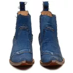 Botina Masculina Tecido Jeans Azul - Silverado Botas
