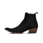 Botina Masculina Couro Nobuck Preto - Silverado Botas