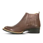 Botina Masculina Couro Floater Chocolate - Silverado Botas